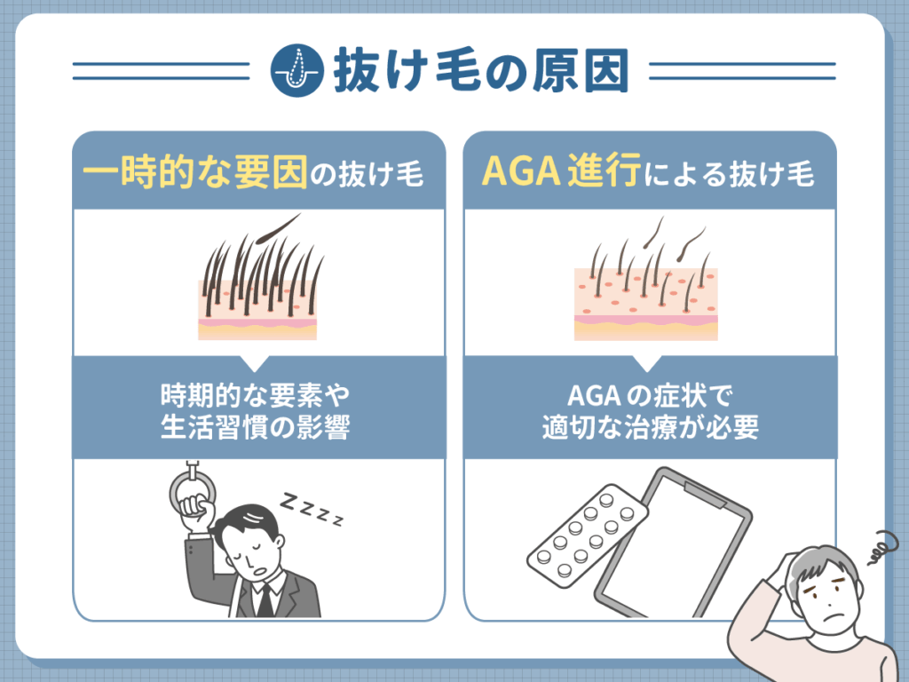 抜け毛の原因